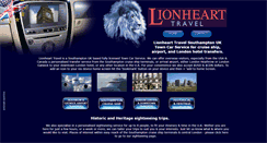 Desktop Screenshot of lionhearttravel.com